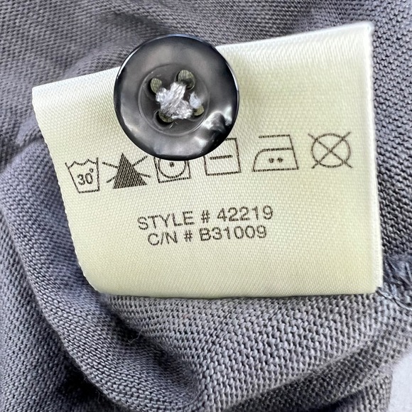 ROBERT BARAKETT Polo Mens XL Gray Short Sleeve Shirt 100% Cotton Casual 42219 - Picture 9 of 12